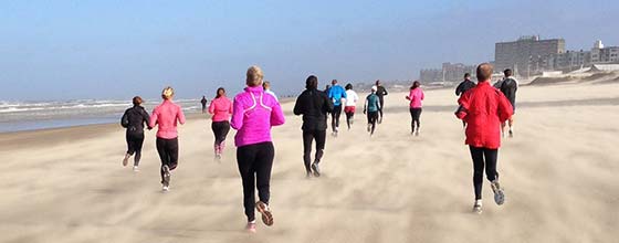 Duurloop op het strand 1/2 visual