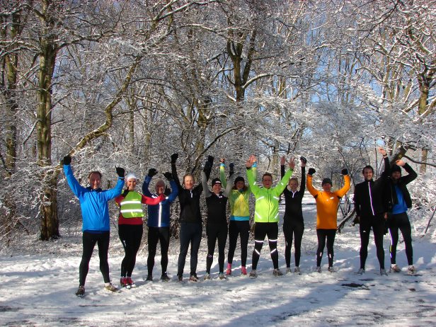 trainingen in de winter gaan altijd door